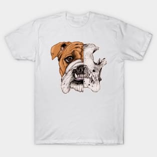 English bulldog skull T-Shirt